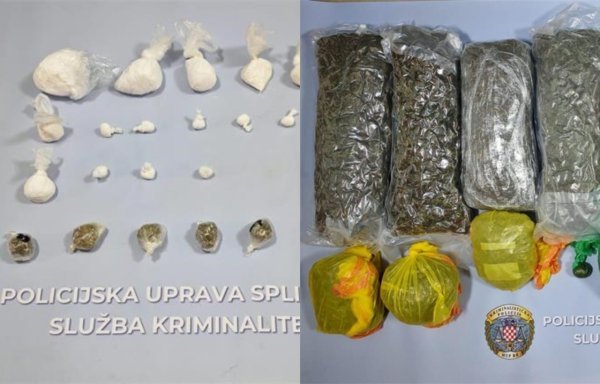 Policija zaplijenila skoro 11 kila marihuane i obilje speeda: Dio je oduzet maloljetniku