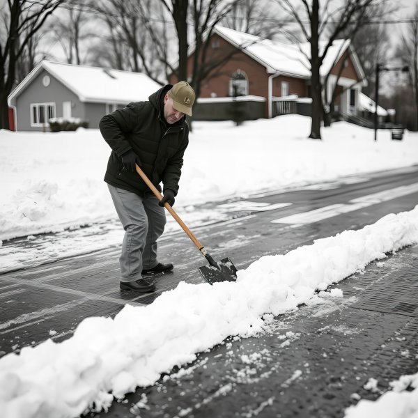 Uklanjanje snijega i leda s pločnika ispred kuće ili u javnim prostorima može pomoći u sprječavanju klizanja i padova