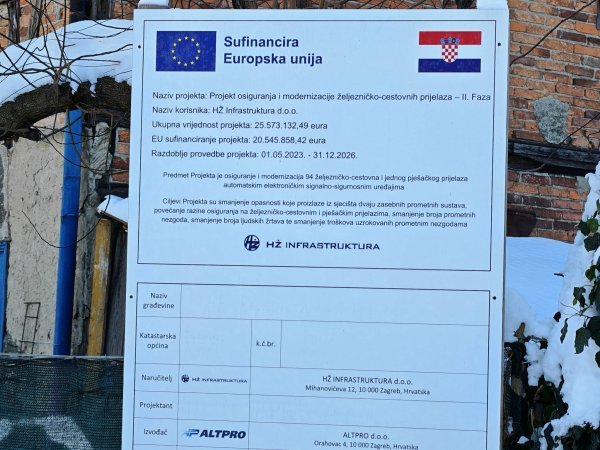 HŽ radi na modernizaciji prijelaza pruge kod Zapadnog kolodvora da bi se spriječile nesreće