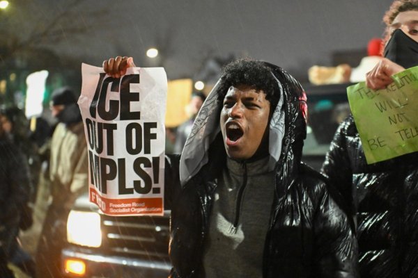 Prosvjed protiv ICE-a u Minneapolisu.