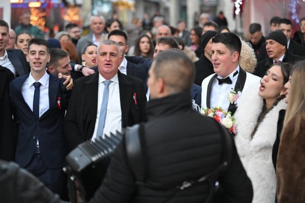 Vjenčanje sina Mira Bulja, Nediljka Bulja i Pie Cvitković