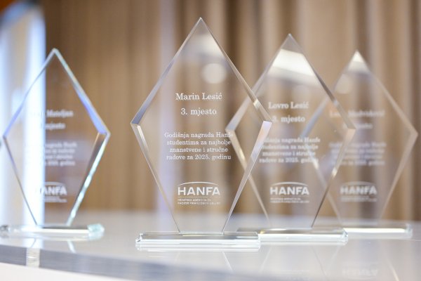 Svečano uručenje Godišnje nagrade HANFA-e