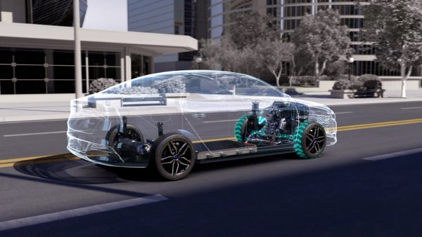 BYD: čisto električni način (EV) (na slici primjer modela Seal 5 DM-i)