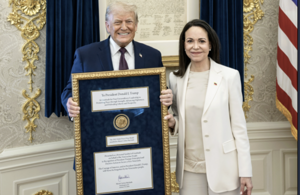 Donald Trump i Corina Machado