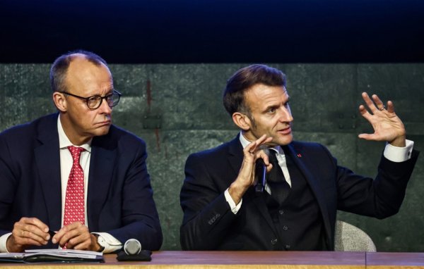 Friedrich Merz i Emmanuel Macron