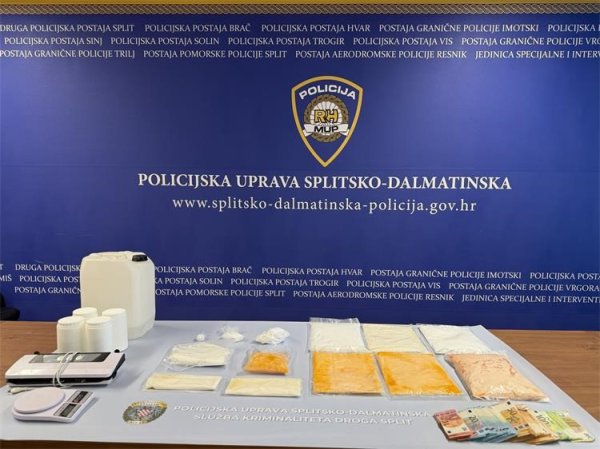 Policija u Splitu zaplijenila velike količine droge, vrijednosti preko 200 000 eura
