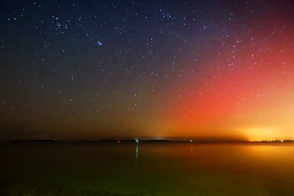 Aurora borealis uhvaćena na hrvatskoj obali