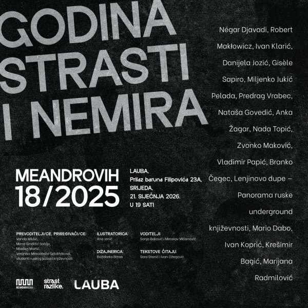 Književnost na djelu: MeandarMedia predstavlja izdavački presjek protekle godine