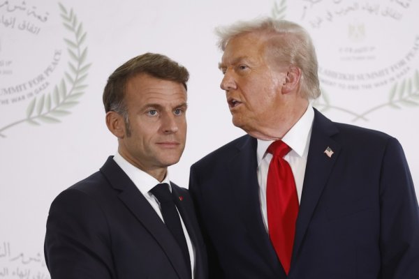Emmanuel Macron i Donald Trump