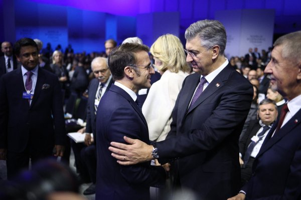 Andrej Plenković i Emmanuel Macron