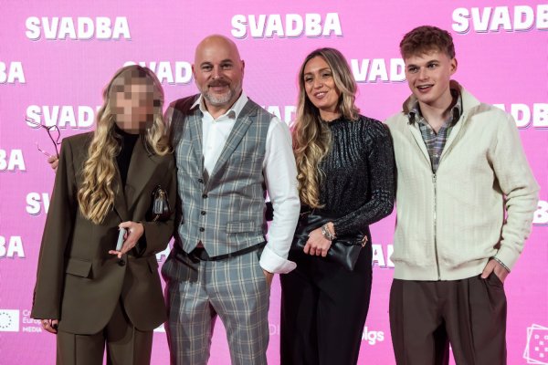 Rene Bitorajac s obitelji