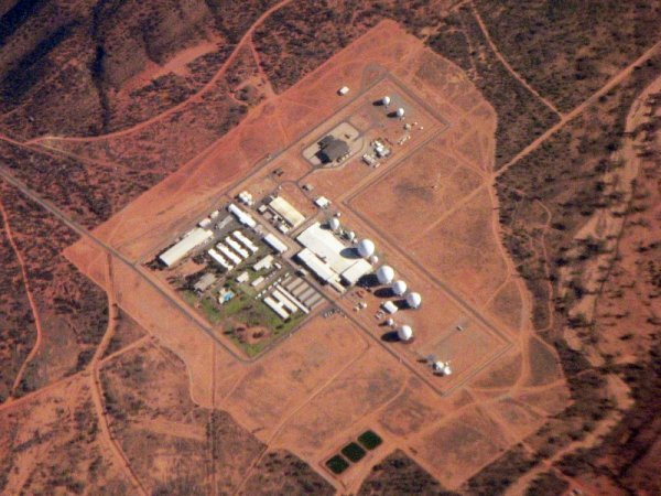 Pogled na bazu Pine Gap iz zraka