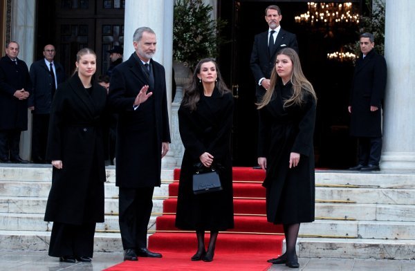 Princeze Leonori i Sofía, kraljica Letizia, kralj Felipe VI