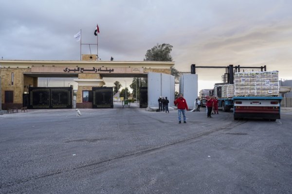 Granica na Rafahu između Palestine i Egipta