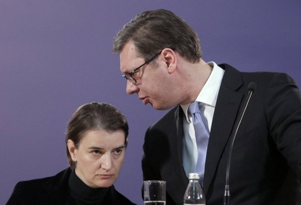Ana Brnabić, Aleksandar Vučić