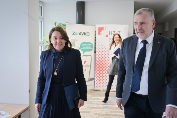 Irena Hrstić i Krunoslav Capak