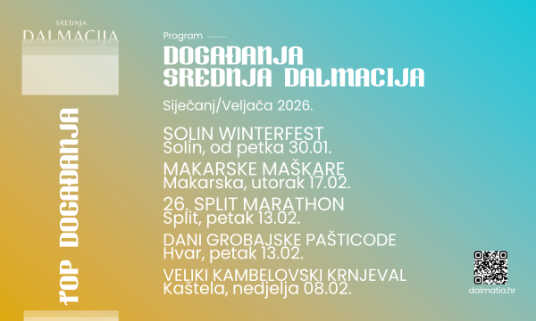 Šarenilo karnevala i sporta u Srednjoj Dalmaciji: Veljača u znaku tradicije, zabave i aktivnog turizma