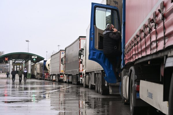 Blokada granice kamionima