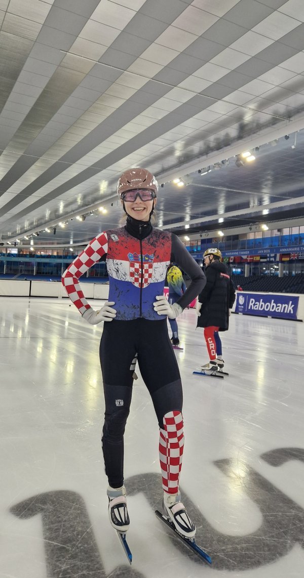 Valentina na treningu