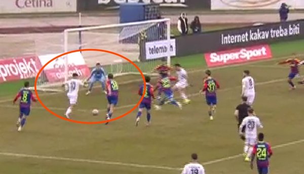 Gorica odmah na početku umalo šokirala Hajduk: Pogledajte veliku obranu Silića