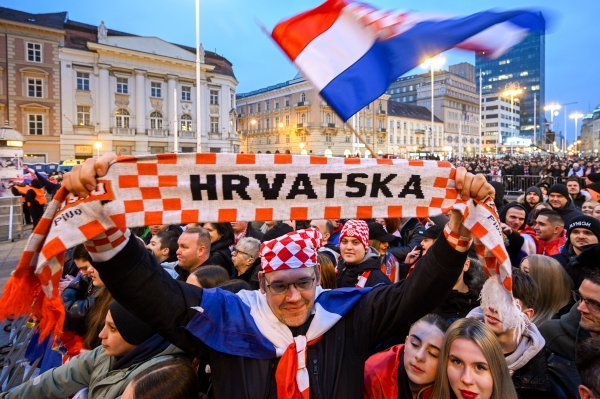 Doček brončanih rukometaša na Trgu bana Jelačića