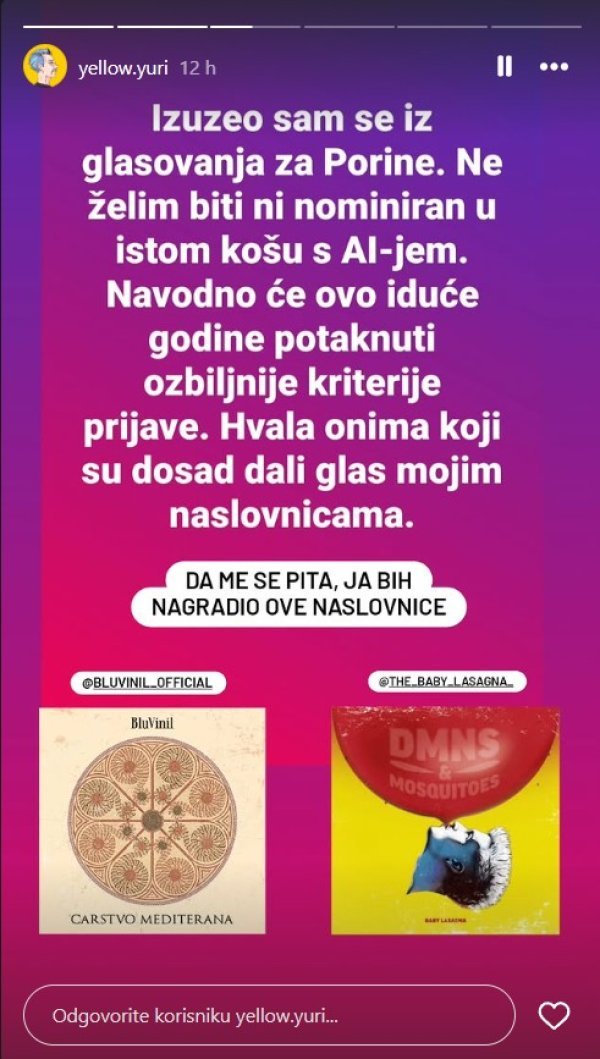 Objava Igora Jurilja