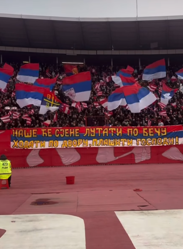 Delije poslale poruku hrvatskim navijačima kojima su napravili sačekušu u Austriji pa skandirali i Torcidi