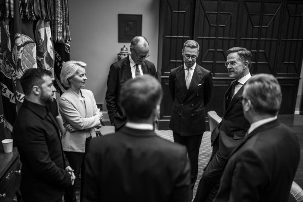 Europski čelnici - ilustracija