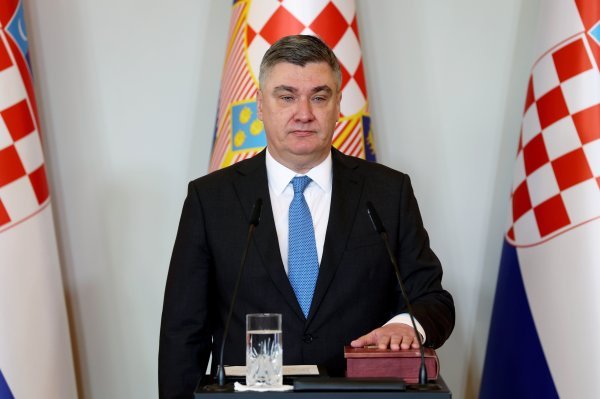 Zoran Milanović na inauguraciji 2025.