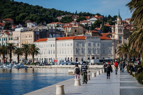 Splitska riva - ilustracija