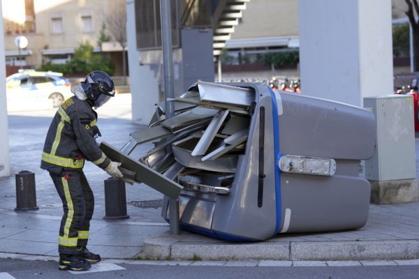 Posljedica snažnih vjetrova u Španjolskoj