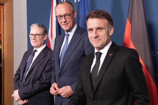 Keir Starmer, Friedrich Merz, Emmanuel Macron