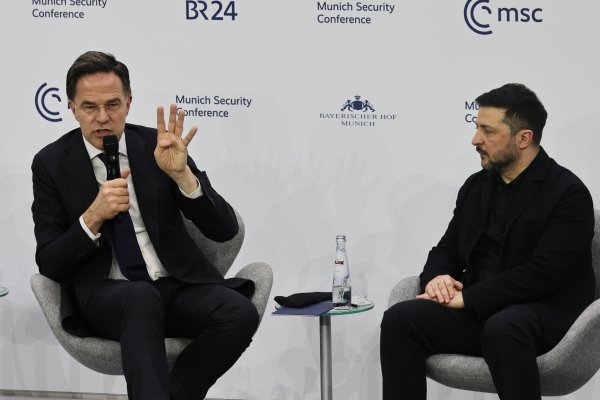 Mark Rutte i Volodimir Zelenski