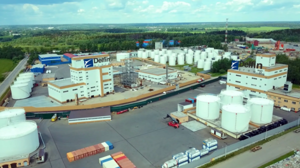 Snimka zaslona proizvodnih pogona tvrtke Glycerine Solution u Puškinu u Rusiji, preuzeta iz promotivnih materijala objavljenih u listopadu 2024.