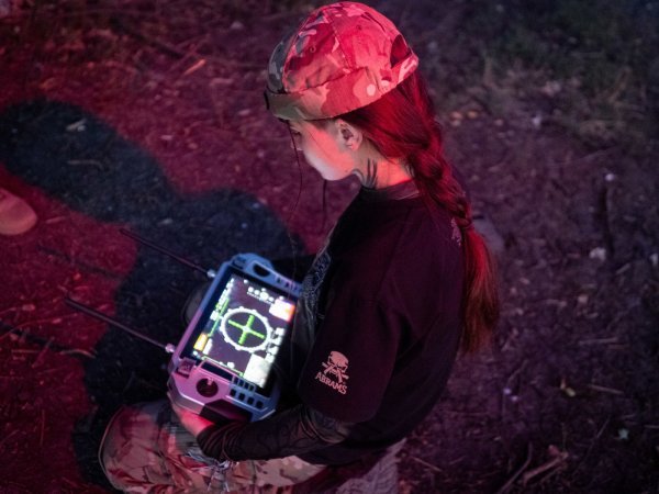 Operaterka drona u Ukrajini