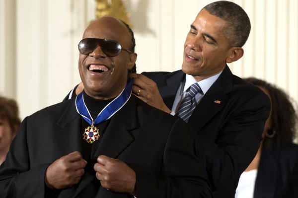 Stevie Wonder i Barack Obama