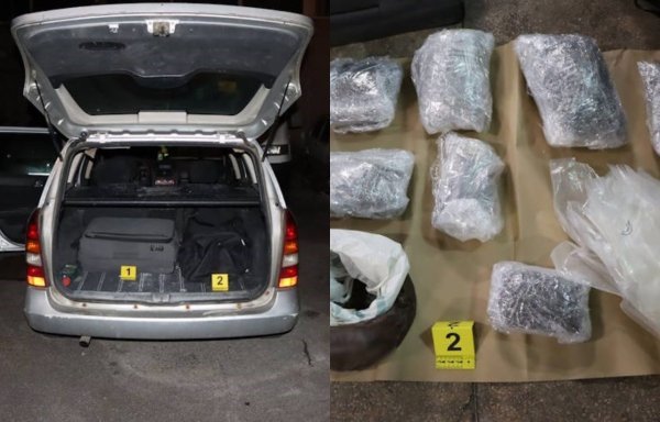 Muškarac (55) u autu skrivao poveću količinu marihuane i amfetamina