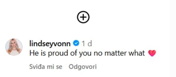 Poruka Lindsey Vonn