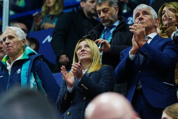 Giorgia Meloni na Zimskim olimpijskim igrama