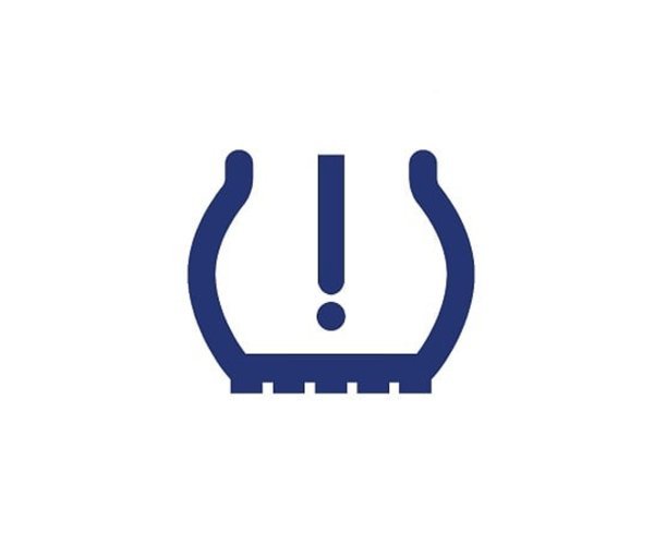 TPMS sustav kontrole tlaka zraka u gumama - simbol upozorenja
