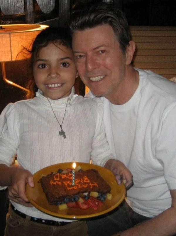 Alexandria 'Lexi' Zahra Jones i David Bowie