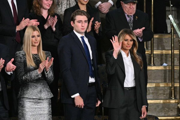 Barron i Melania Trump
