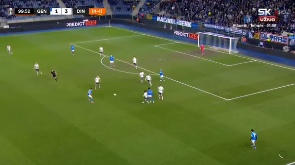Naivna greška i onda gol; pogledajte kako je Genk kaznio Dinamo u produžecima