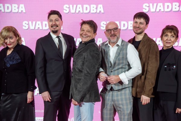 Marko s ekipom filma 'Svadba'