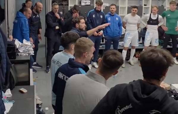 Pogledajte emotivni govor u svlačionici Rijeke nakon povijesne pobjede. 'Dečki, vi ste...'