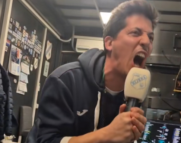 Rijekin spiker je hit na društvenim mrežama. Pogledajte kako je urlao kad je Rijeka zabila treći gol