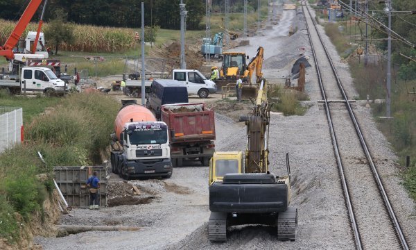 Radovi na pruzi Dugo Selo - Križevci
