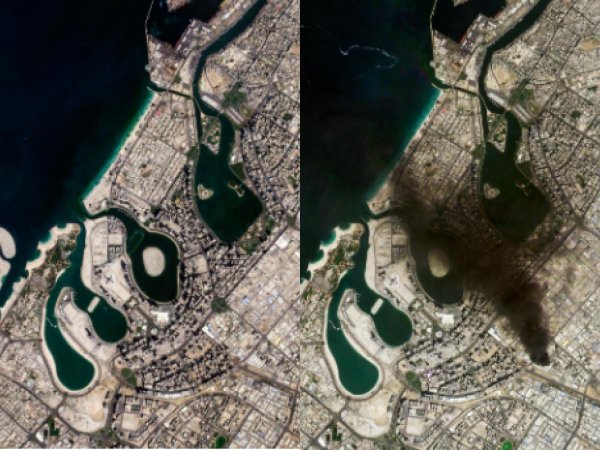 Dubai - granica sa susjednim Šaržahom