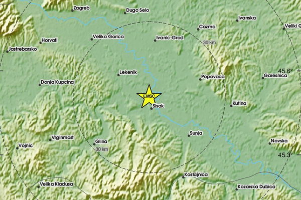 Potres kod Siska