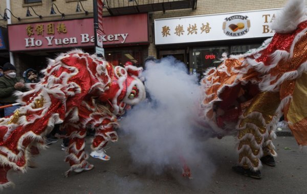 Proslava Kineske nove godine u Bostonu (ilustracija)